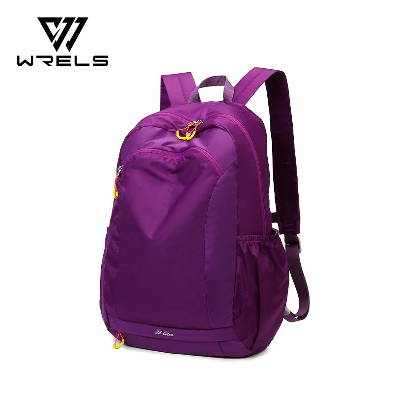WRELS Outdoor Sports Backpack Wet Dry Seperation Fitness Hydration Backpack Lightweight Folding Waterproof Hiking Shoulders Bag