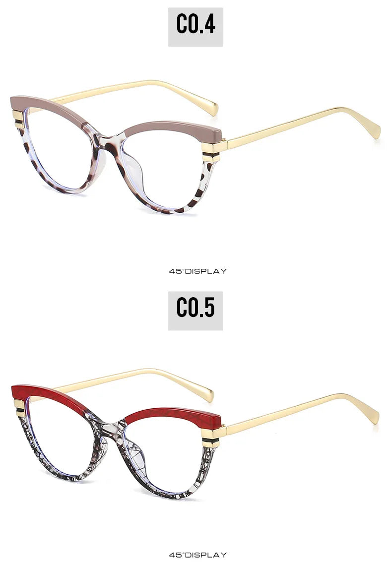 Cat Eye Anti Blue Light Glasses for Women | Trendy Fashion Frames 2026