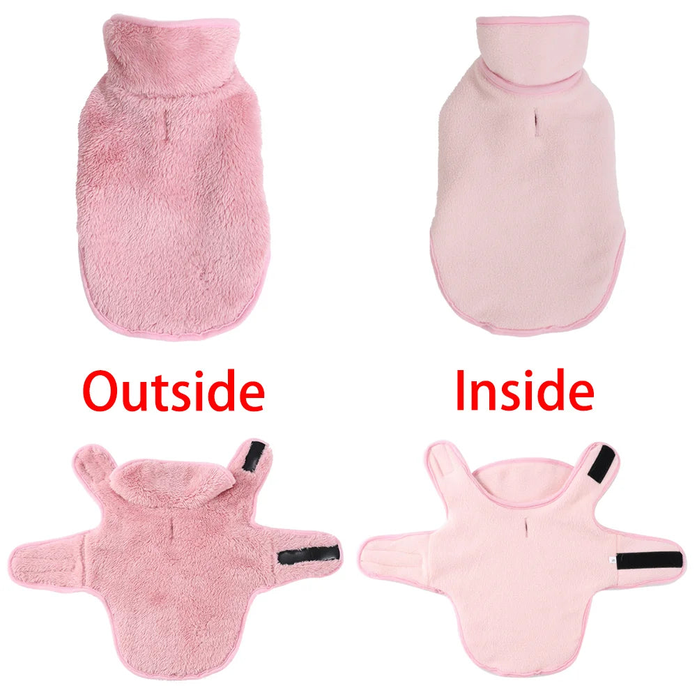 Abrigo Reversible y Acogedor para Gato | Chaleco Cálido de Lana para Mascotas para el Invierno