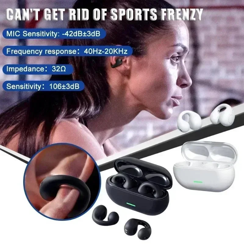 Bone Conduction Wireless Bluetooth Headphones | HiFi Waterproof Earphones