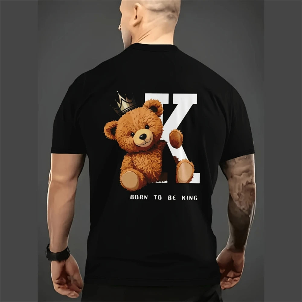 Funny Cartoon Men's T-Shirt | Casual Summer Streetwear