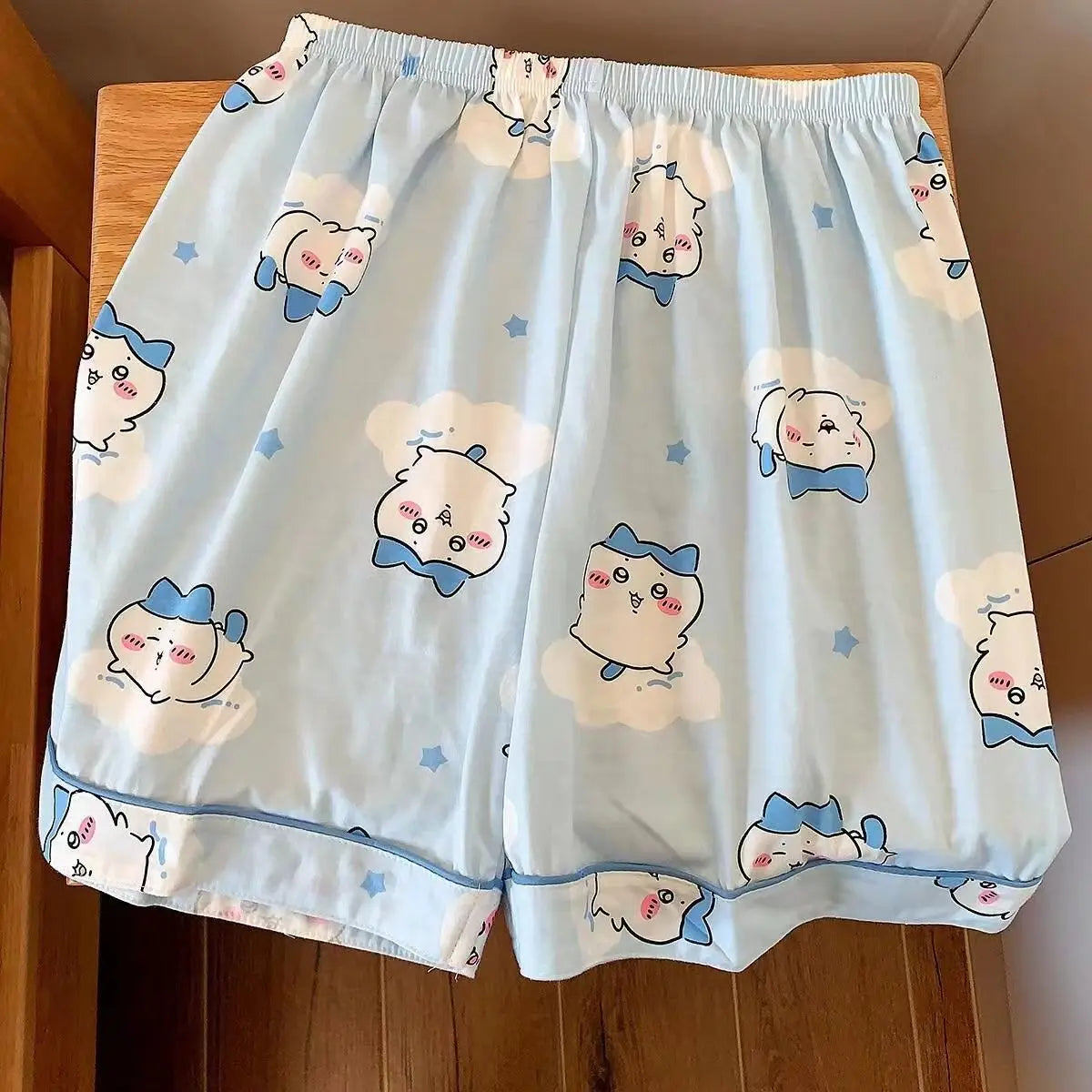 Girls Summer Pajamas Set | Cute Bunny & Cat Home Clothes