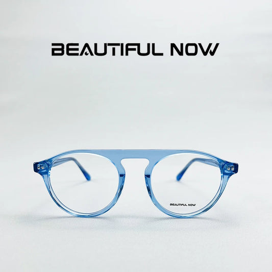 Stylish Unisex Rectangle Eyeglass Frames with UV Protection