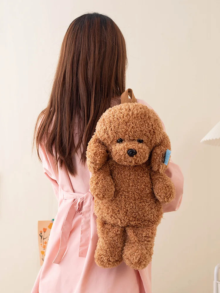 Adorable Plush Teddy Dog Backpacks for Kids | Fun & Functional
