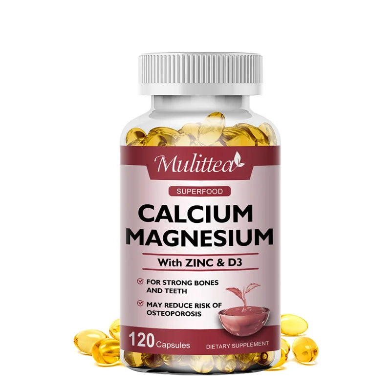 Calcium Magnesium Zinc D3 Capsules | Boost Bone & Muscle Health