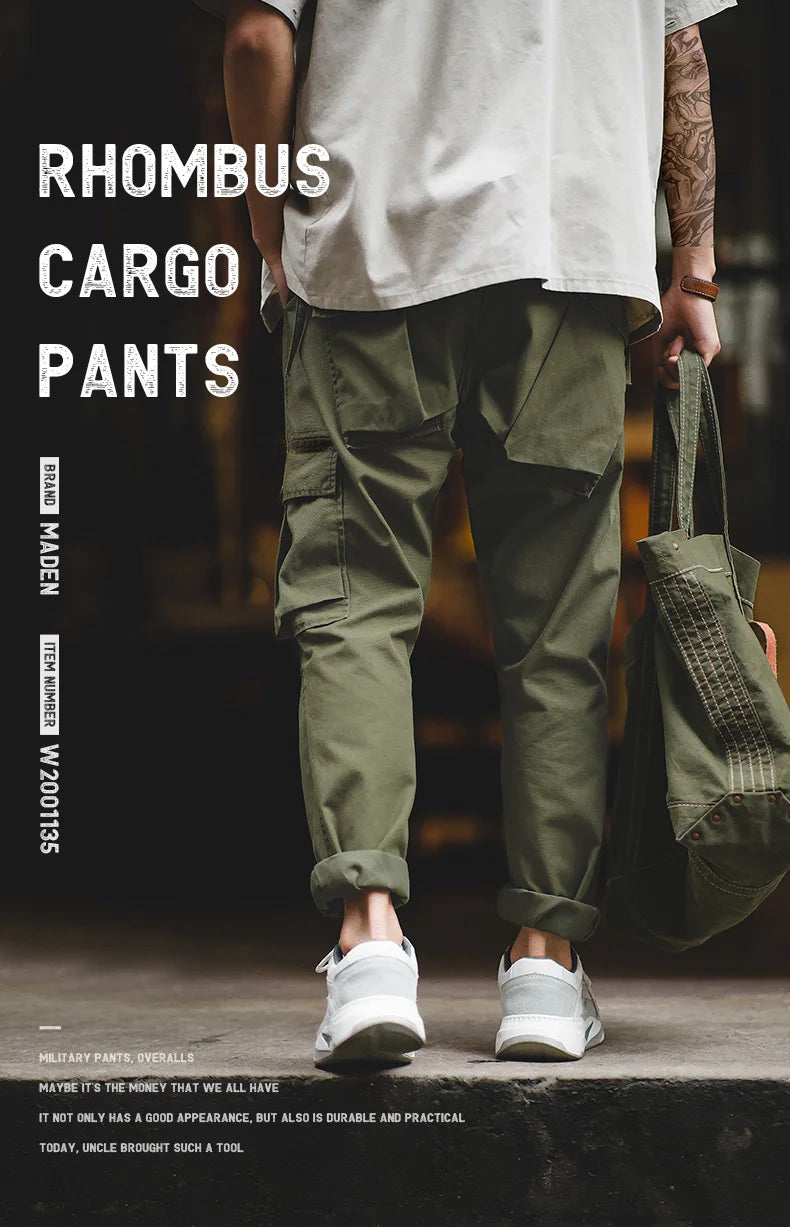 Men's Tactical Cargo Pants | Breathable Multi-Pocket Trousers