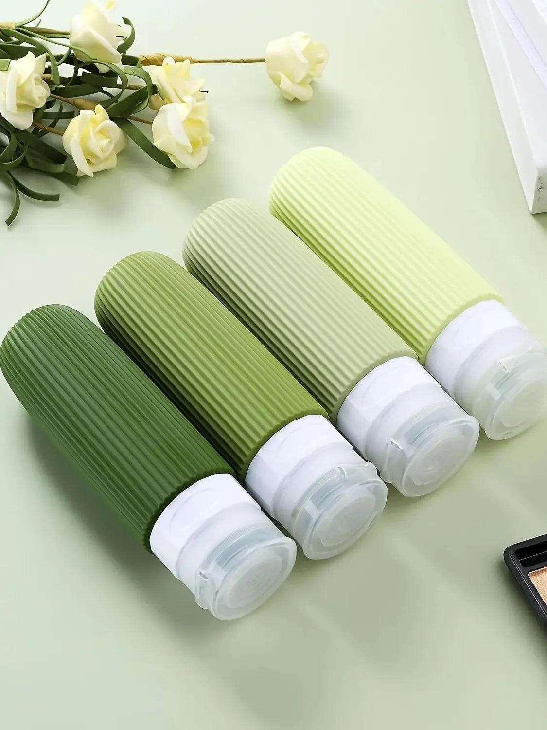 Portable TSA Approved Travel Bottles | Leak-Proof Silicone Containers