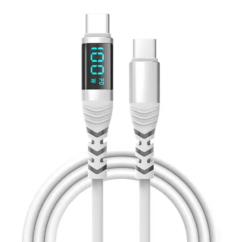 PD3.1 USB C Cable,240W LED Display Type C Fast Charging Cable with Data Transfer,for iPhone 17/16,Samsung Galaxy A17/S25,Huawei