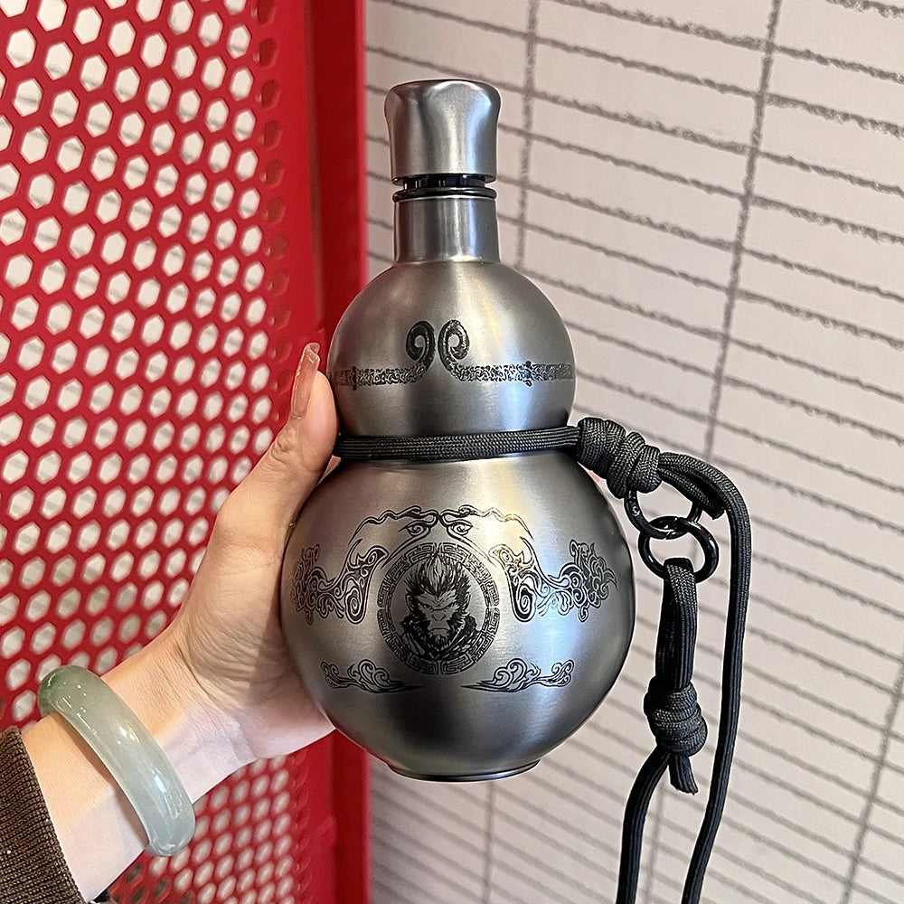 Gourd Design Insulated Stainless Steel Water Bottle | Perfect for Outdoor Use