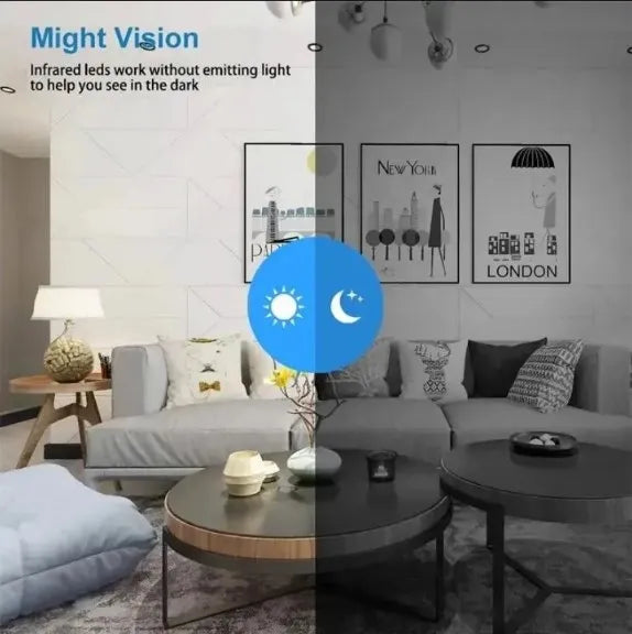 1080P HD WiFi Night Vision Home Security Camera