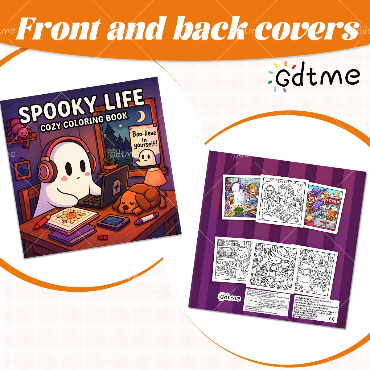Halloween Spooky Life Coloring Book for Adults & Teens | Fun Gift