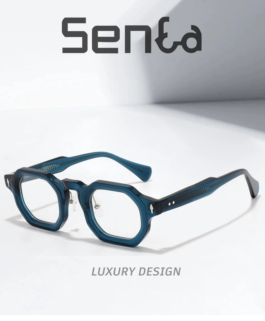 Stylish Hexagonal Acetate Eyeglasses Frames for Men & Women