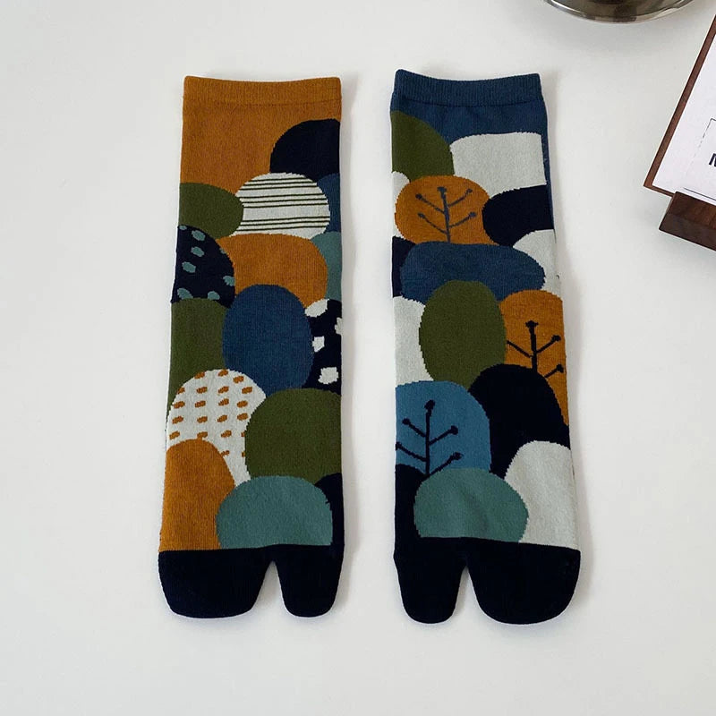 Women's Unique Two-Toe Socks for Flip-Flops | Stylish Comfort