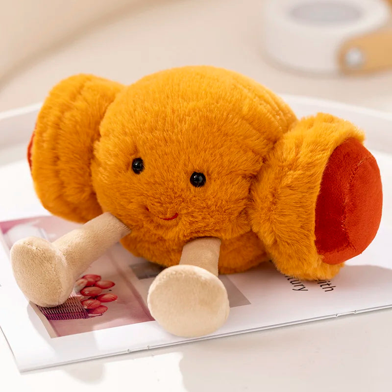 Cute Breakfast Egg Plush Pillow | Soft Food Doll Toy & Decor