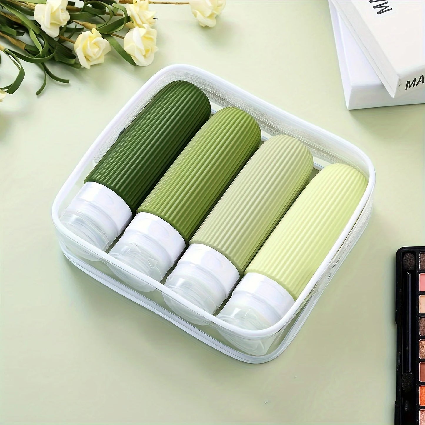 Portable TSA Approved Travel Bottles | Leak-Proof Silicone Containers