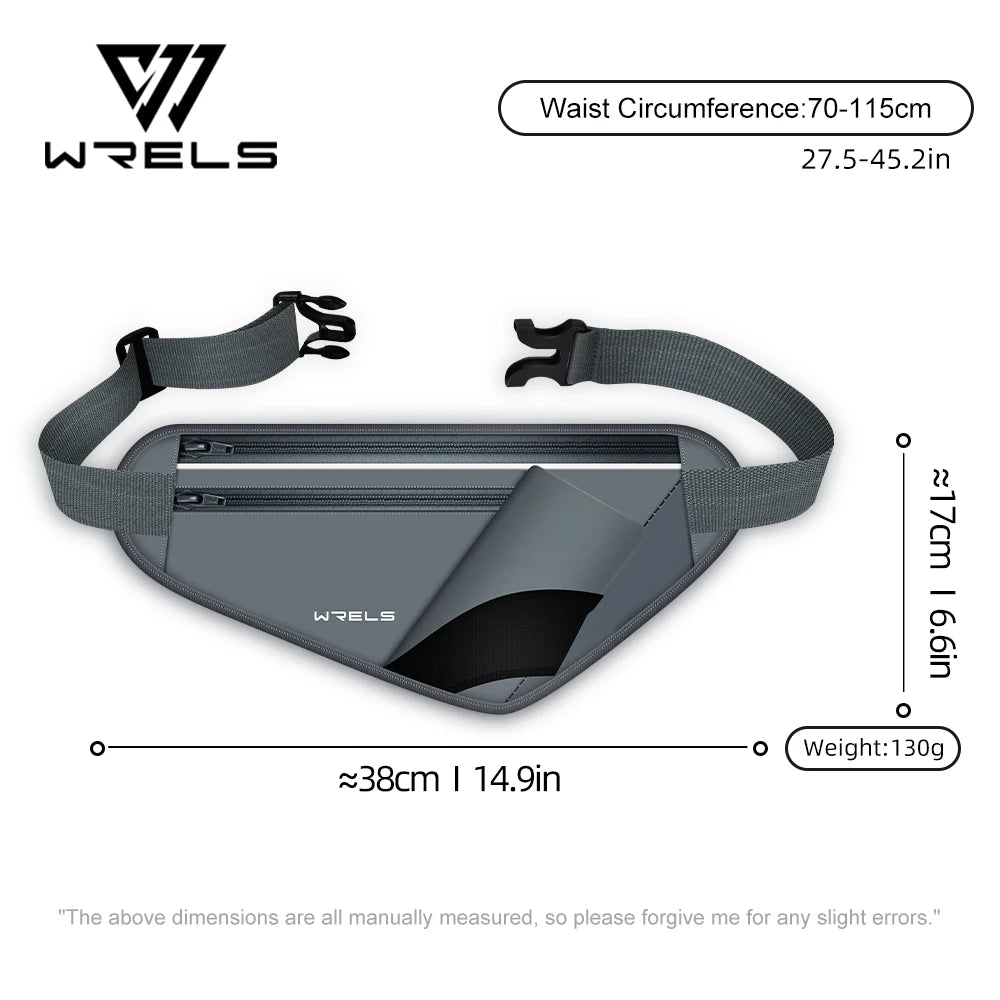 Adjustable Running Hydration Belt with Water Bottle Holder