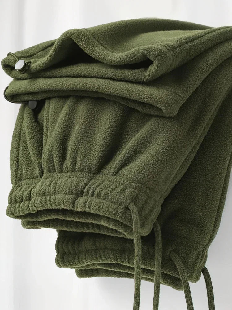 Men's Vintage Wide-Leg Fleece Pants | Warm Casual Joggers