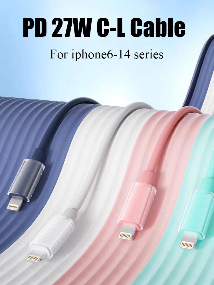 USB C to Lightning Fast Charging Cable - 2 Pack, High Power
