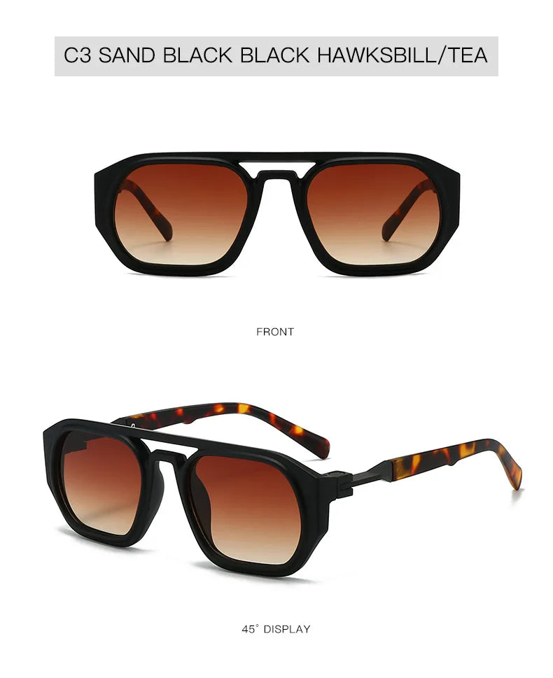 Transparent Square Computer Glasses for Blue Light Protection