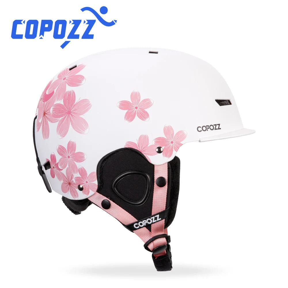 Half-Covered Anti-Impact Ski Helmet for Adults and Kids