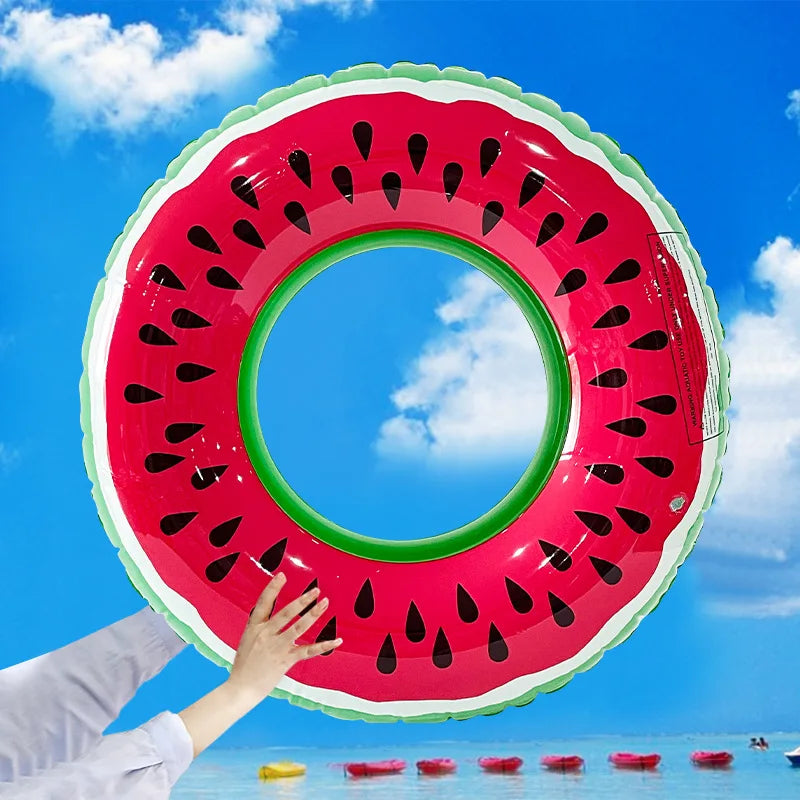 Watermelon Inflatable Pool Floats | Fun Summer Swimming Rings
