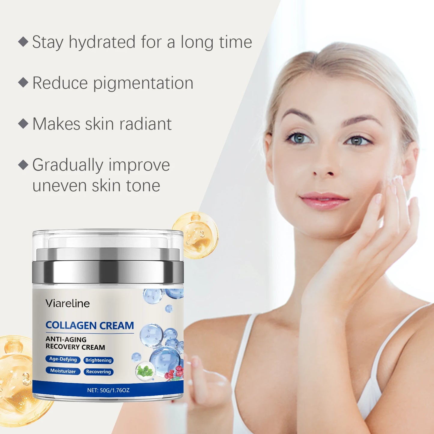 Deep Hydration Collagen Repair Cream | Nourishing & Elasticity Boost