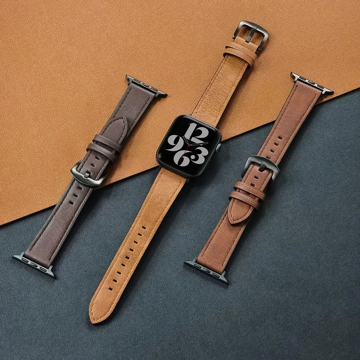 Elegant Calf Leather Watch Band for Smartwatches | Classy Accessory