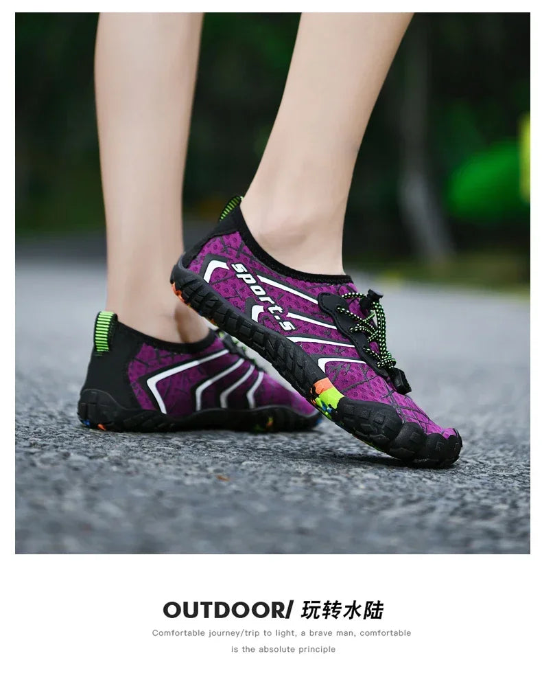 Unisex Quick-Drying Aqua Water Shoes | Breathable Beach Footwear