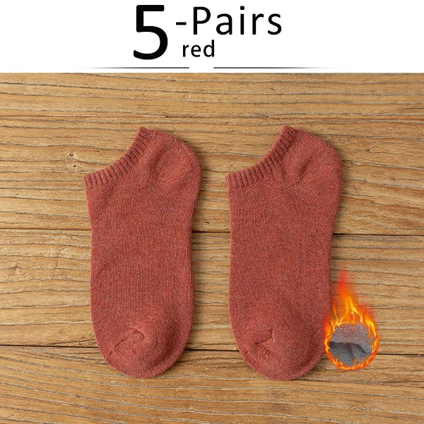 Men's Thick Thermal Ankle Crew Socks | Cozy Winter Essentials