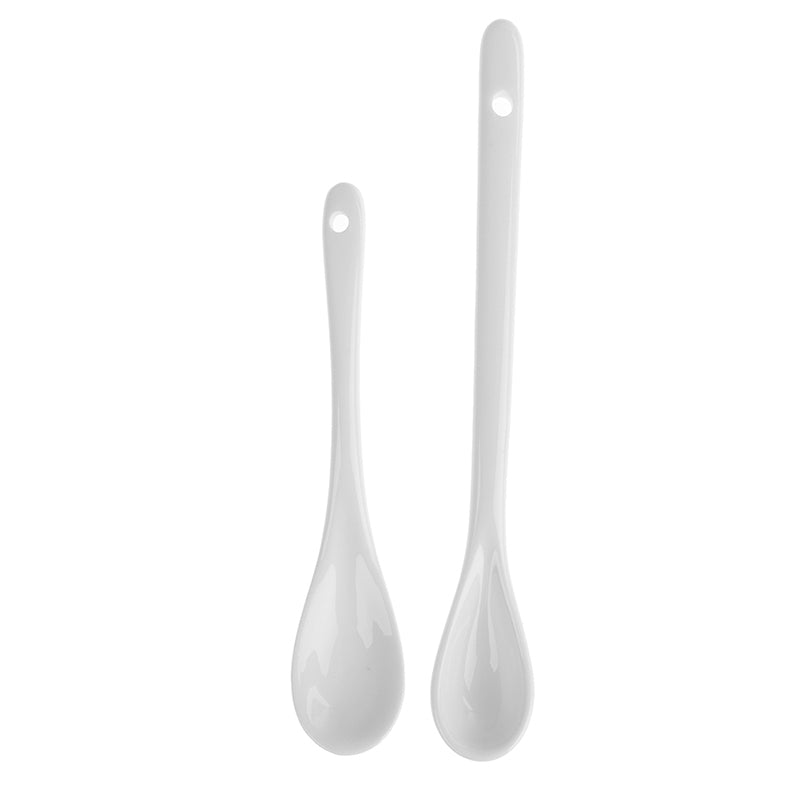 Elegantes Minicucharas de Porcelana Blanca | Perfectas para Té y Postres