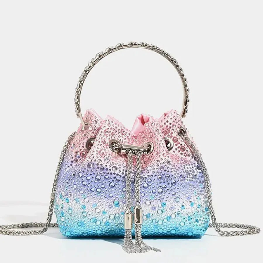 Bolso de mano y tote elegante de noche | Bolso de mujer con borla brillante
