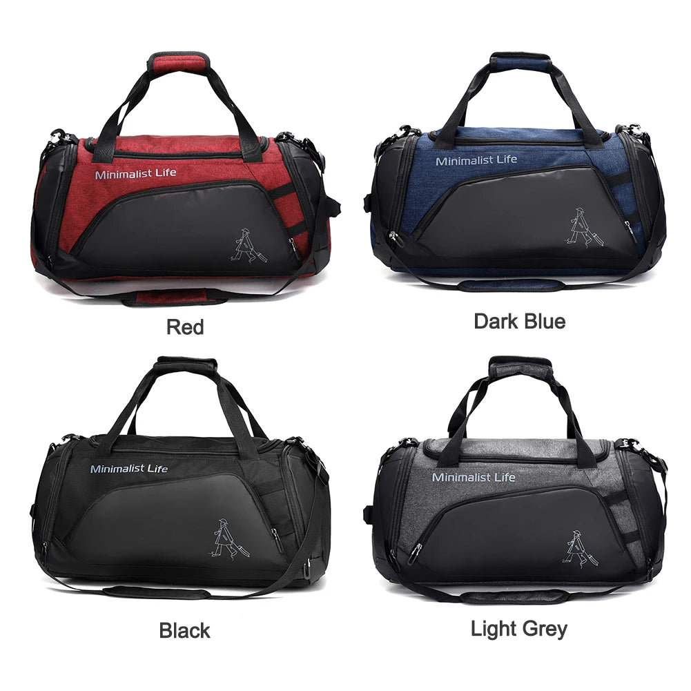 Waterproof Nylon Gym Bag | Perfect for Fitness & Travel