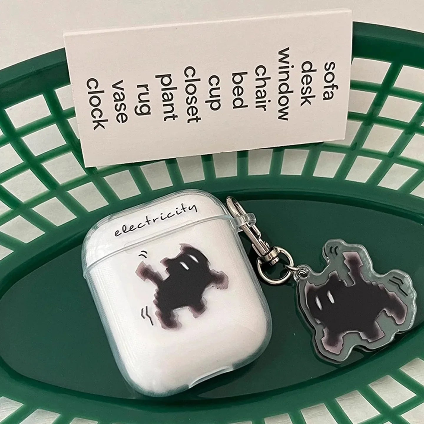 Bonita funda para AirPods de gato negro | Funda protectora y divertida para auriculares