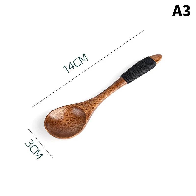Small Wooden Spoon for Children | Natural Multi-Purpose Scoop
