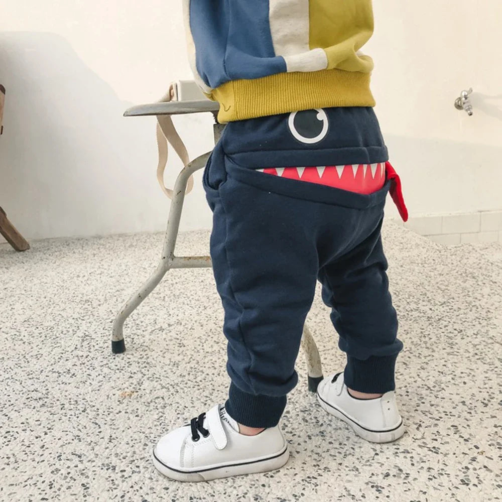 Cute Cartoon Baby Pants for Toddlers | Adorable Monster Design