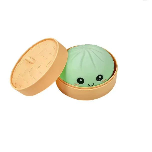 Dumpling Squishy Stress Ball | Soft Silicone Anti-Stress Toy