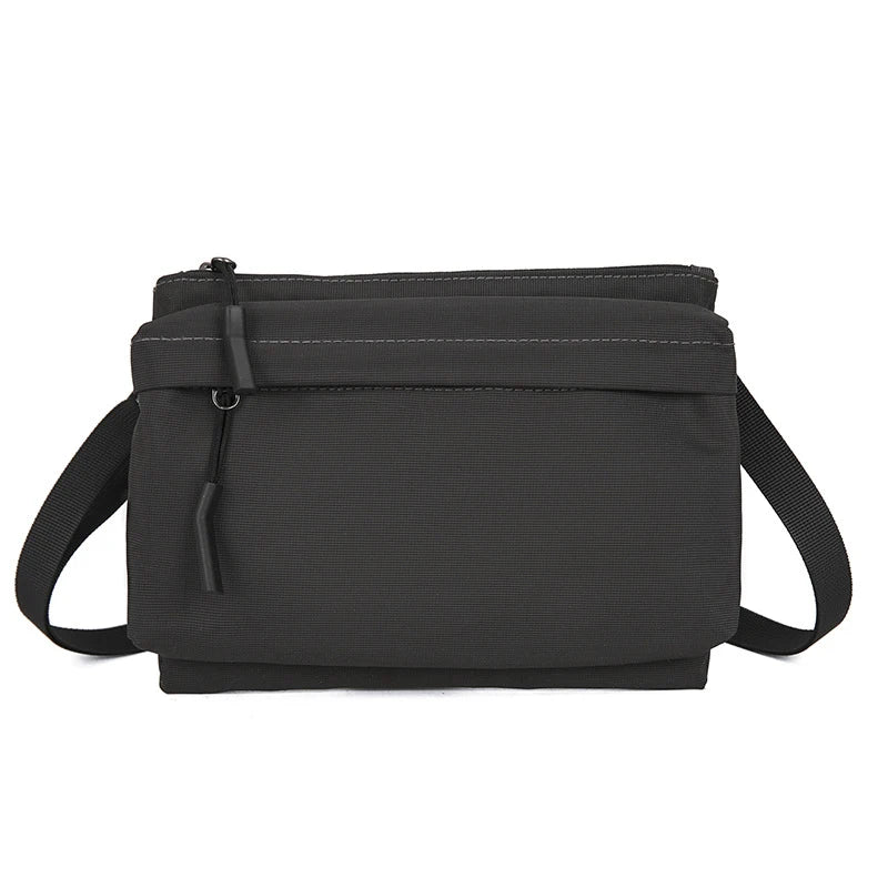2025 New Nylon Mini Square Crossbody Bag Korean Style Unisex Shoulder Bag Casual Waterproof Small Wallet