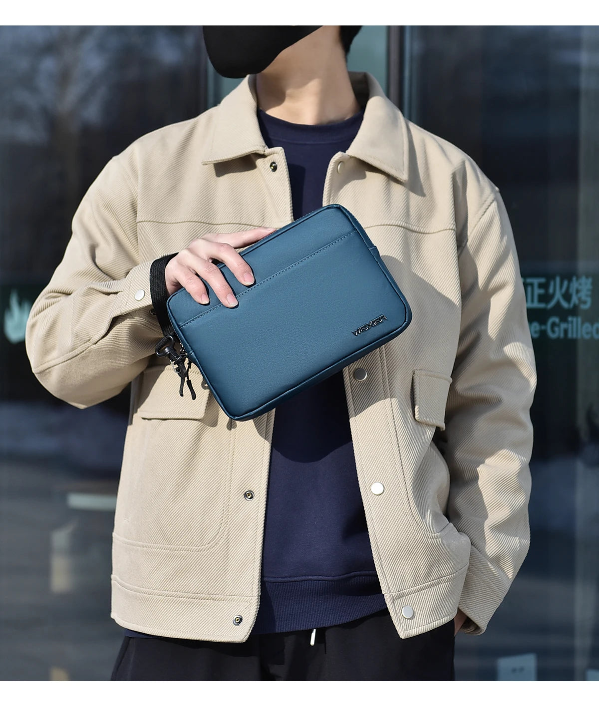 Men's Waterproof Messenger Bag | Versatile Outdoor Shoulder Bag