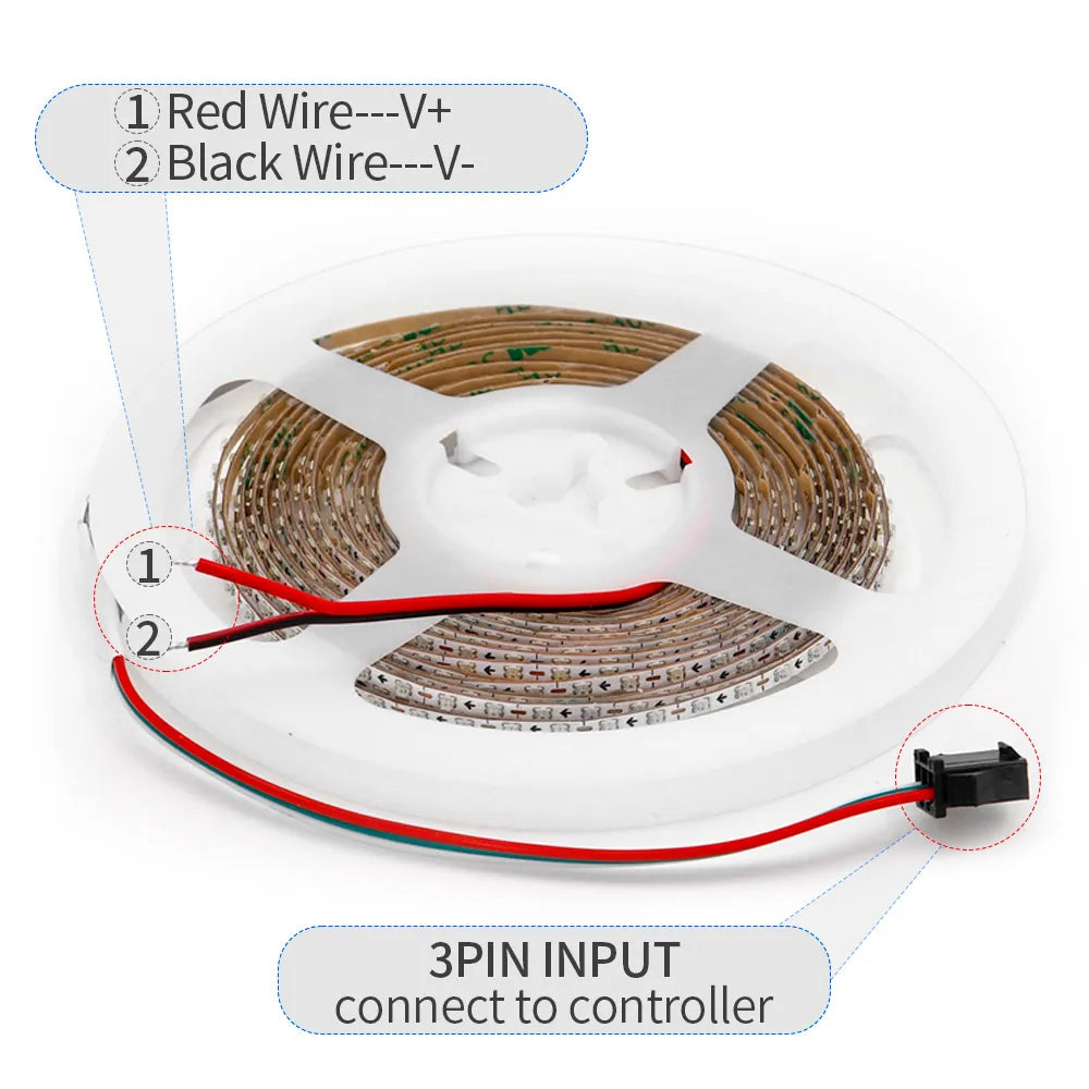 Ultra Narrow RGBIC LED Strip | Individually Addressable Light Strip