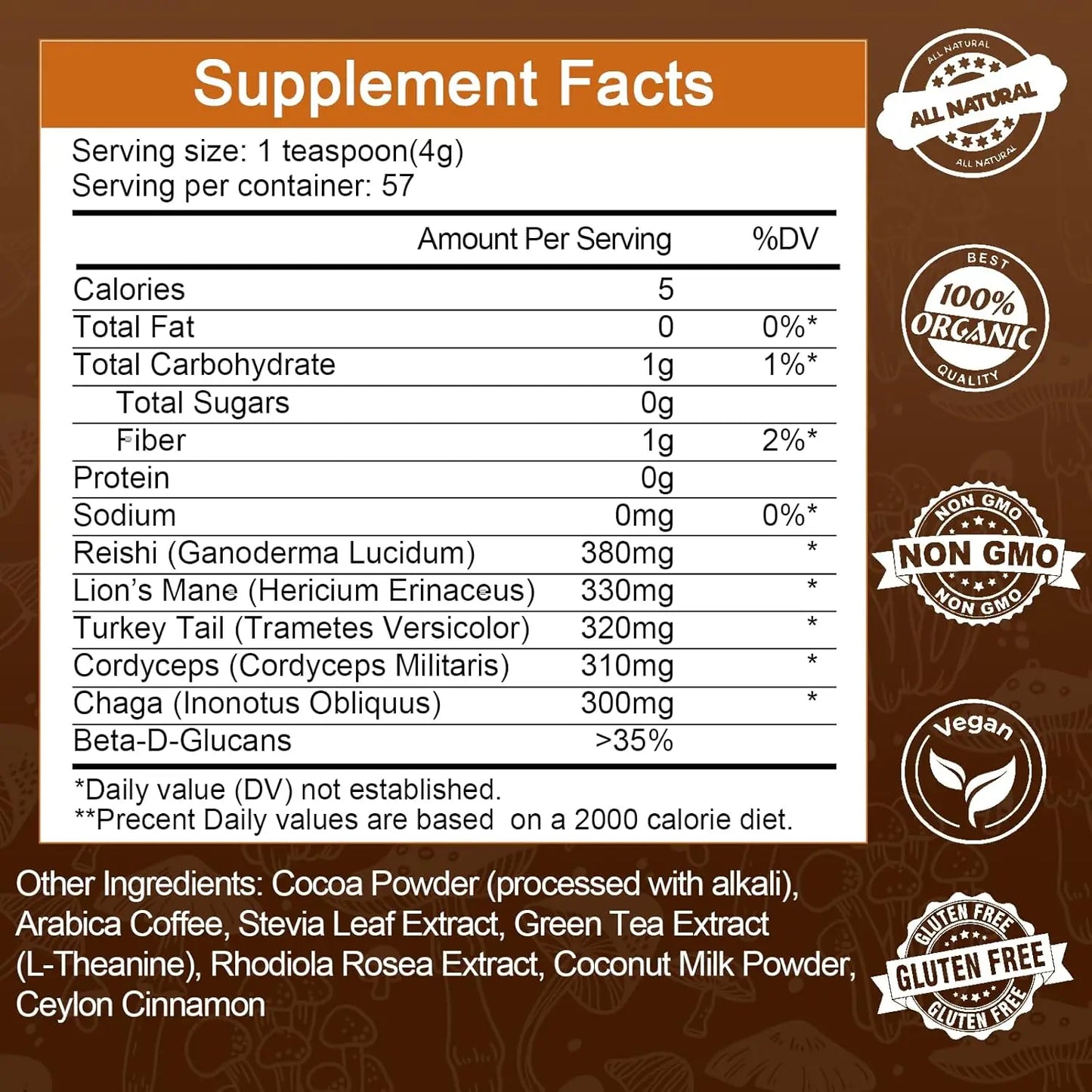 Lion's Mane Mushroom Coffee with Reishi | Enhance Focus & Mood
