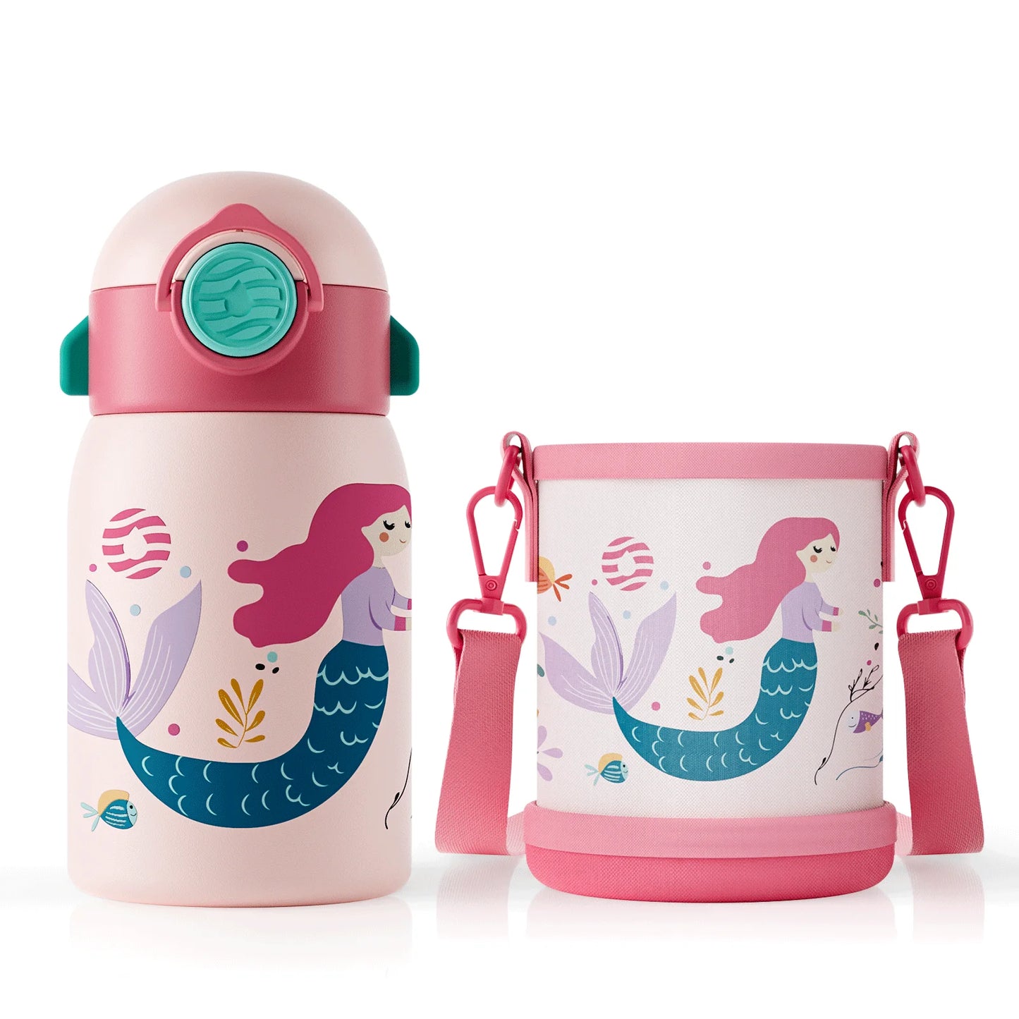 400ml Kids Water Bottle with Cartoon Design | Insulated & Portable