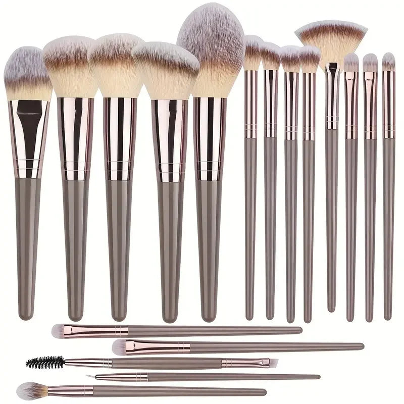 Professional Makeup Brush Set | Fluffy Foundation & Blending Tools