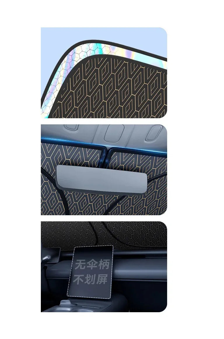 Folding Car Windshield Sun Shade Cover | UV Protection Visor