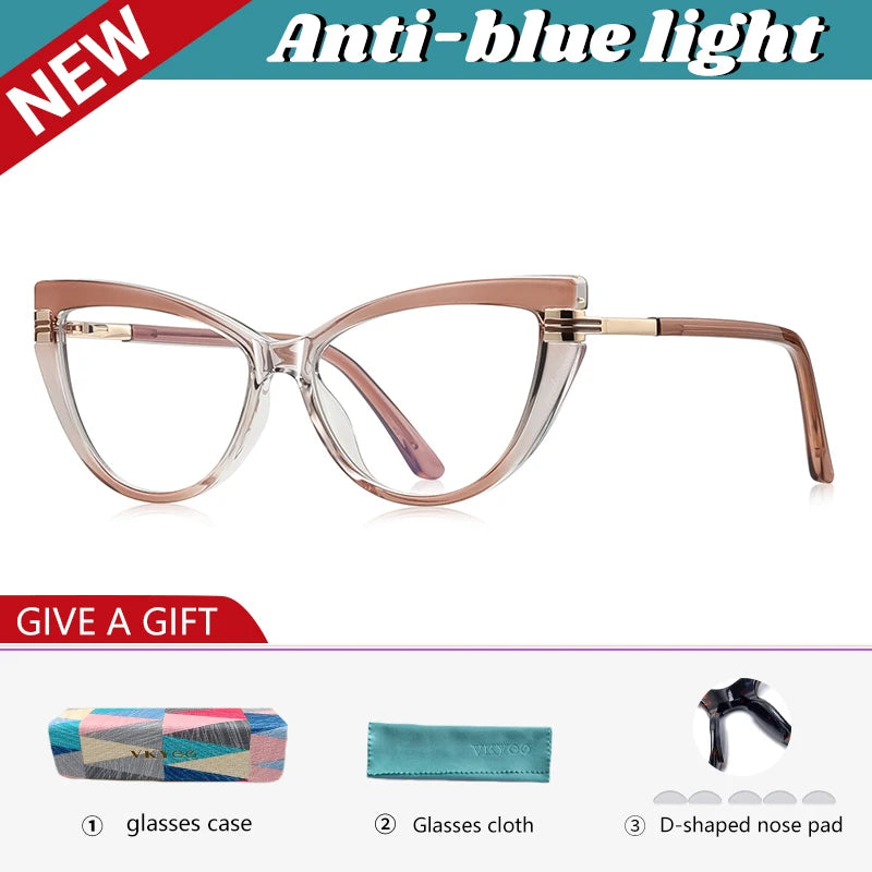 Chic Cat Eye Anti-Blue Light Reading Glasses for Women