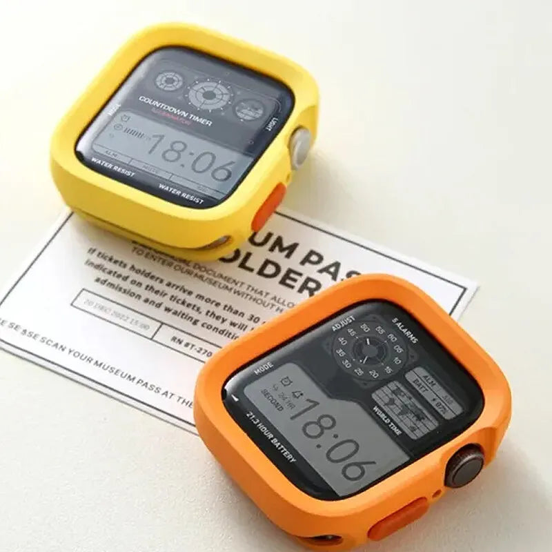 Shock-Absorbing Soft Silicone Case for Apple Watch | Daily Protection