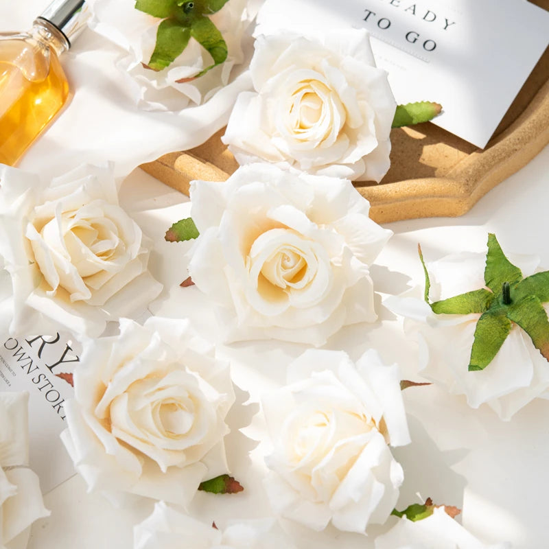 100PC Artificial Silk Flowers | Perfect for Home and Event Decor