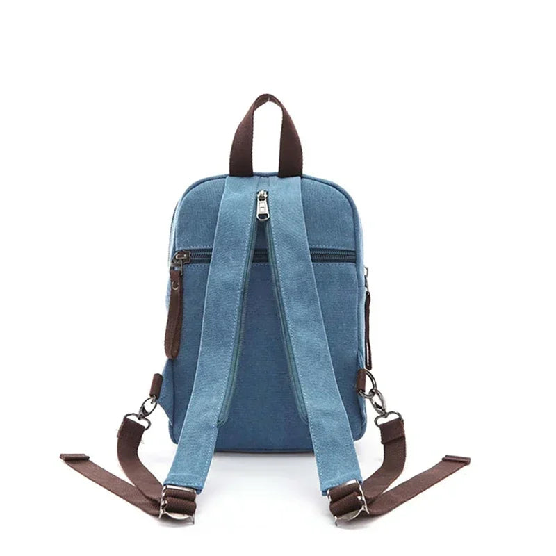 Stylish Mini Vintage Canvas Backpacks for Everyday Use