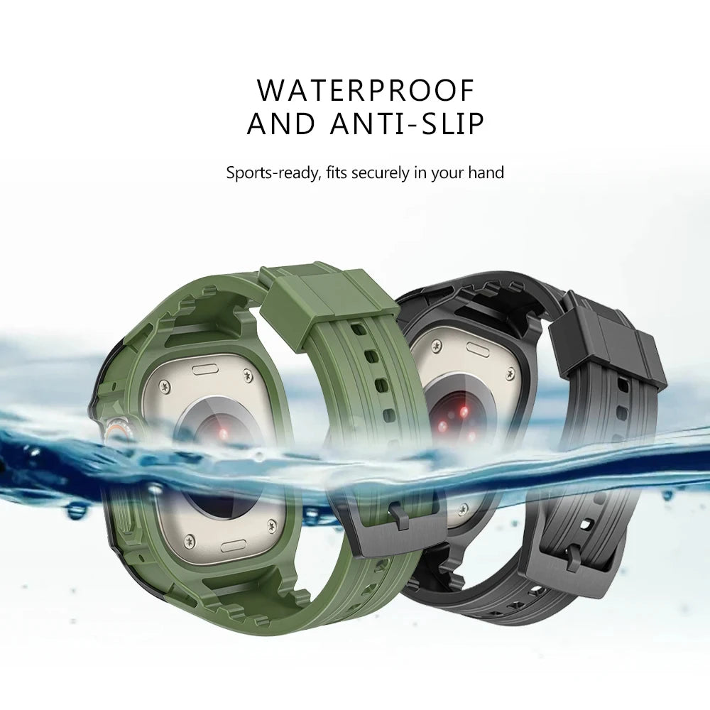 TPU Case and Sport Rubber Strap for 49mm Smartwatch | Durable & Stylish