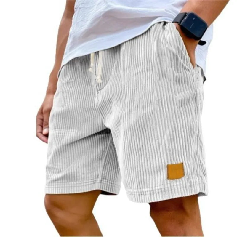 Men's Retro Corduroy Casual Shorts | Stylish Summer Essential