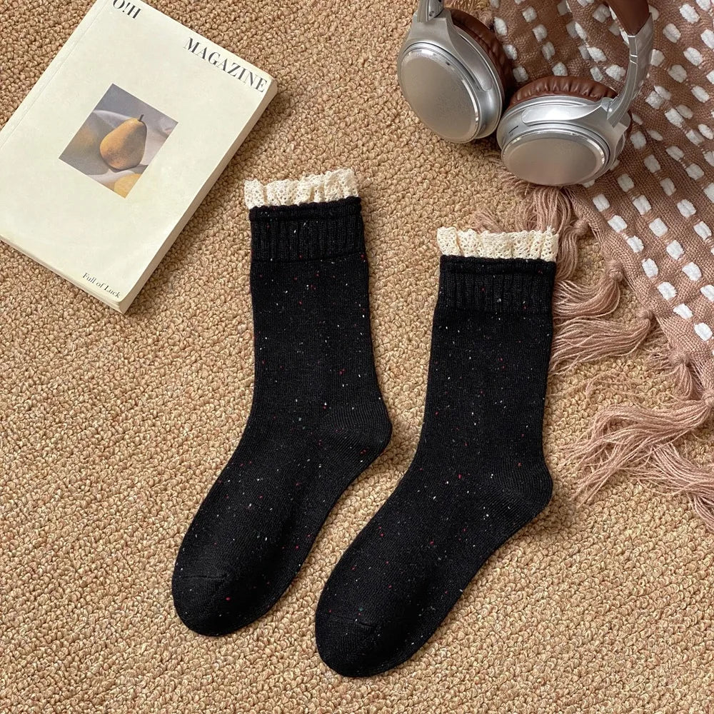 Frilly Kawaii Long Socks for Women | Ultimate Casual Style
